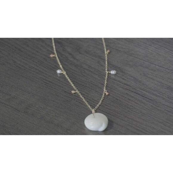 Puka Shell 14k Gold Filled Necklace - Picture 6 of 12